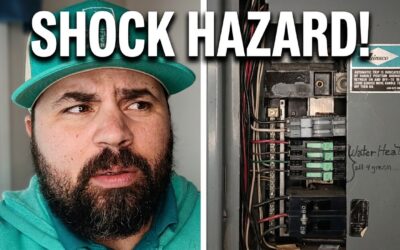 Missing Zinsco Panel Cover Creates a Shock Hazard