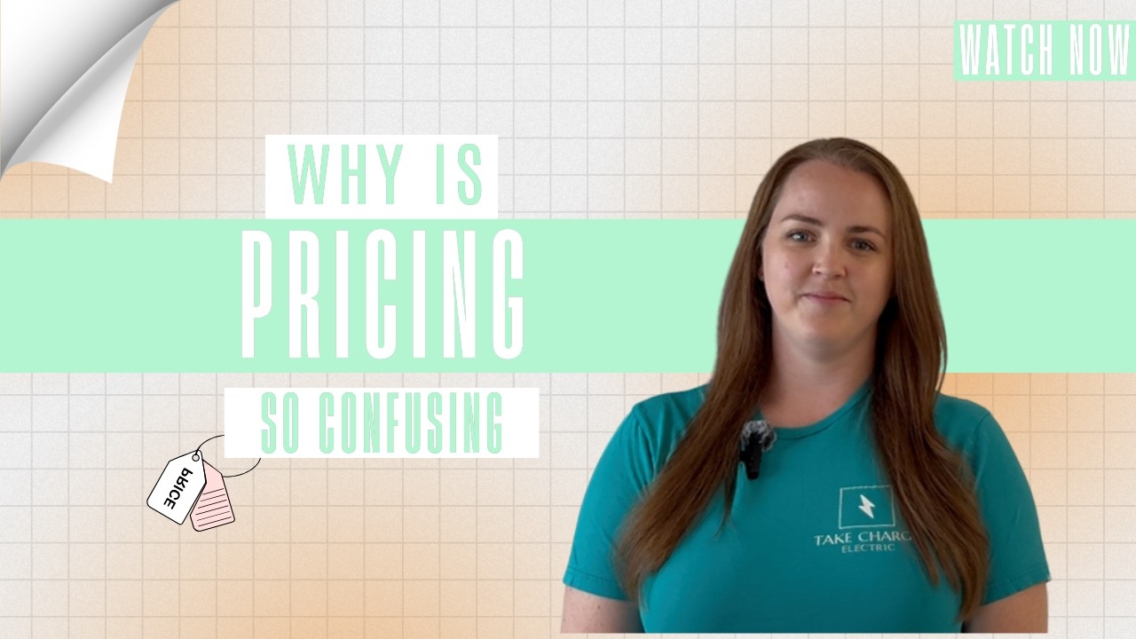 Jenn explains how electrical pricing works at Take Charge Electric