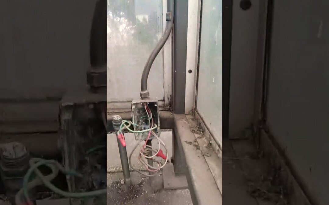 Exposed Wiring at a Commercial Property