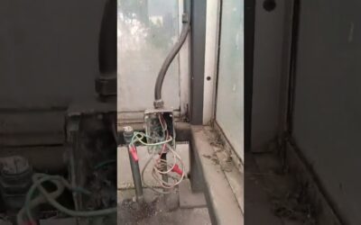 Exposed Wiring at a Commercial Property